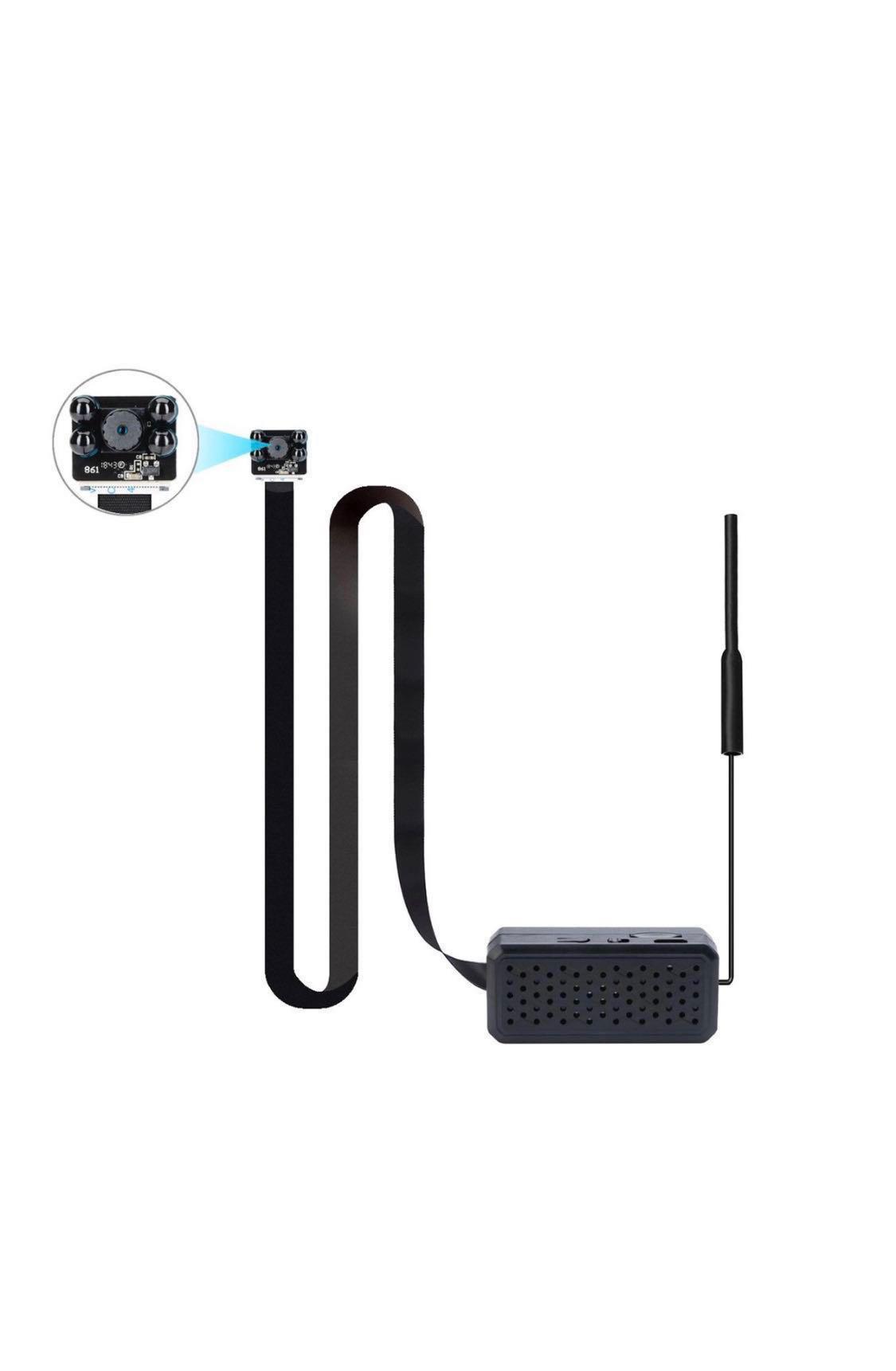 4K Ultra HD Mini Wireless Spy Camera with Extra Long Cable
