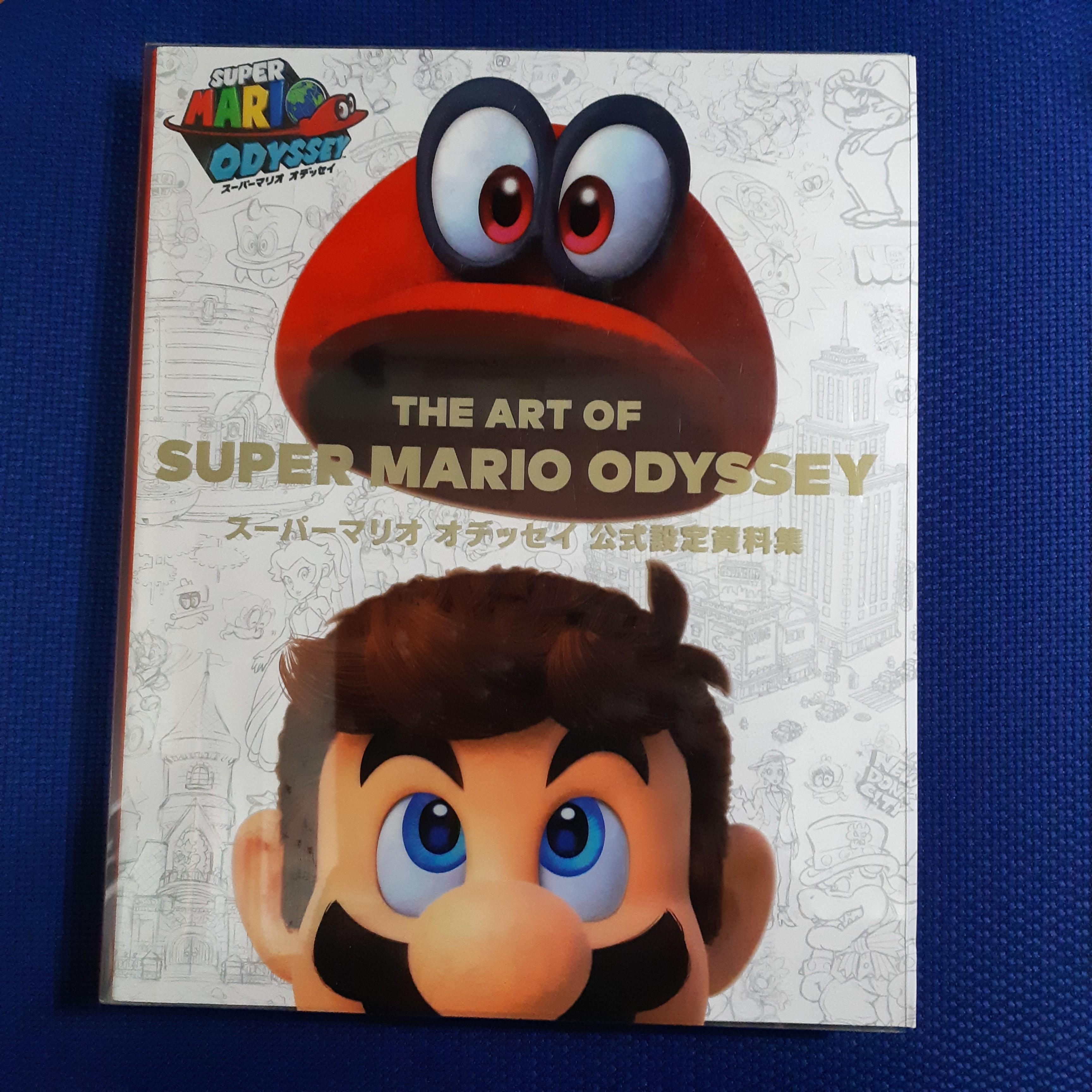 日本版The Art of Super Mario Odyssey 公式設定資料集, 興趣及遊戲
