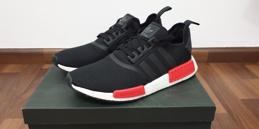 nmd black red