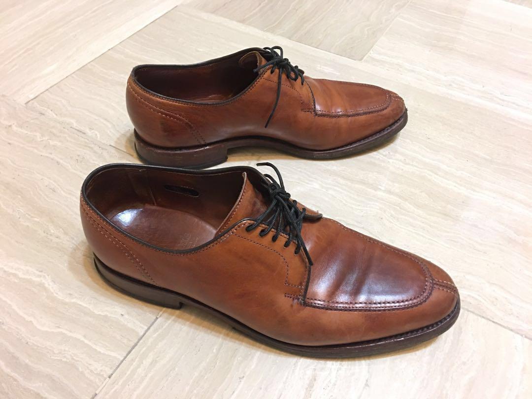 Allen edmonds leather discount shoes