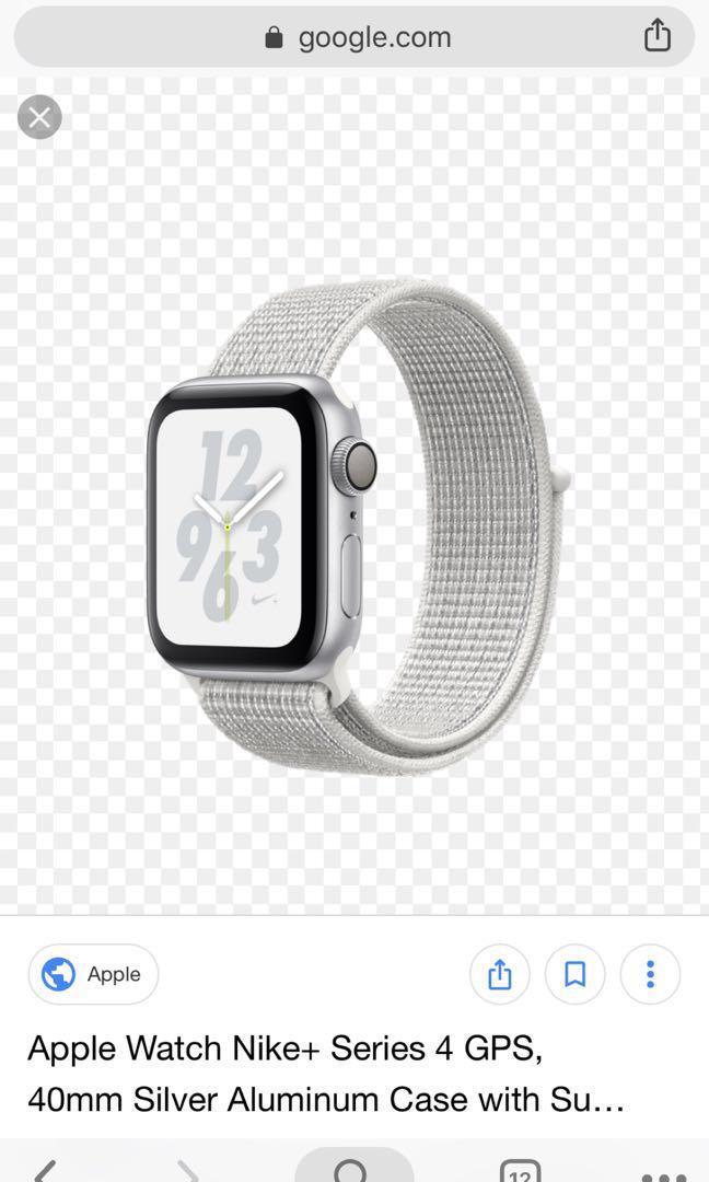 apple watch 4 42mm nike