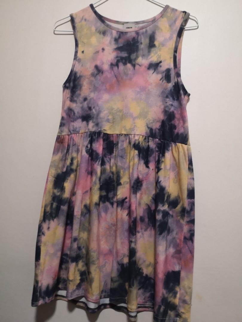 asos tie dye dress