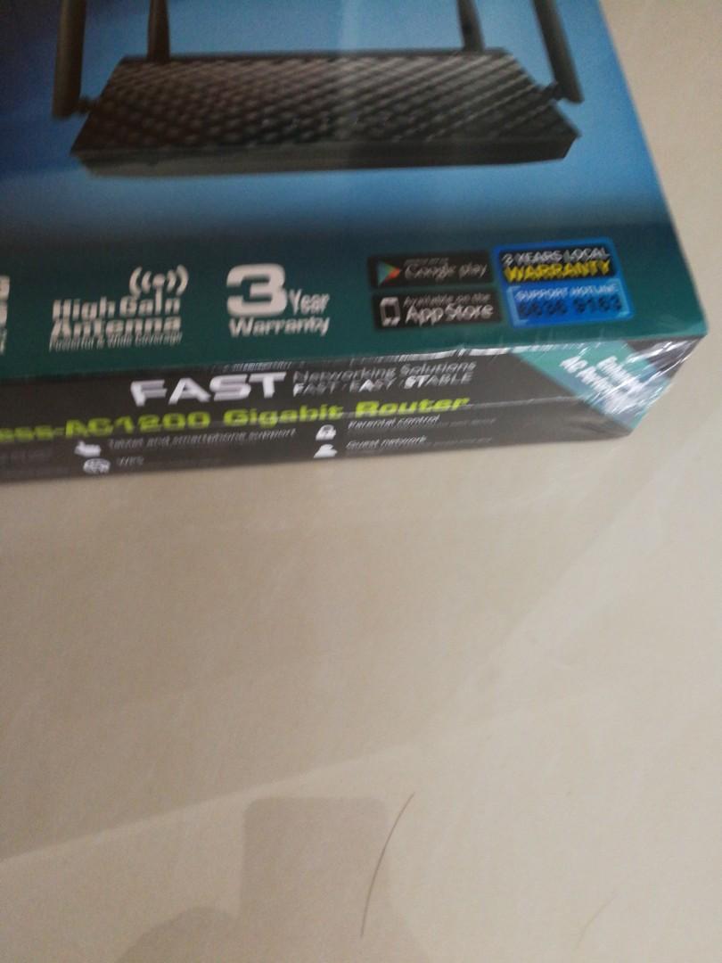 Asus wireless router AC 1200, Computers & Tech, Parts & Accessories ...