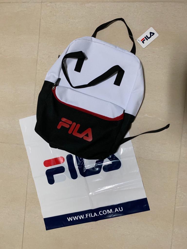 Authentic FILA Retro Backpack Men s Fashion Bags Backpacks on