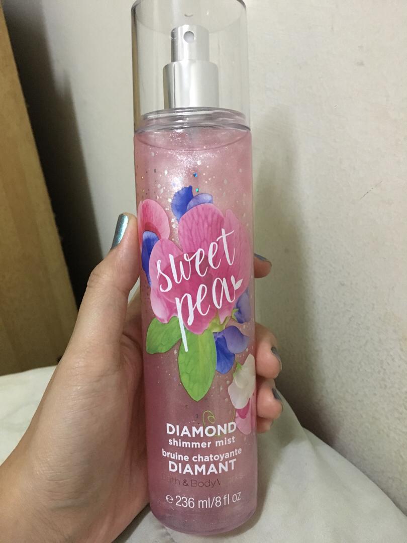 Sweet pea diamond shimmer mist best sale