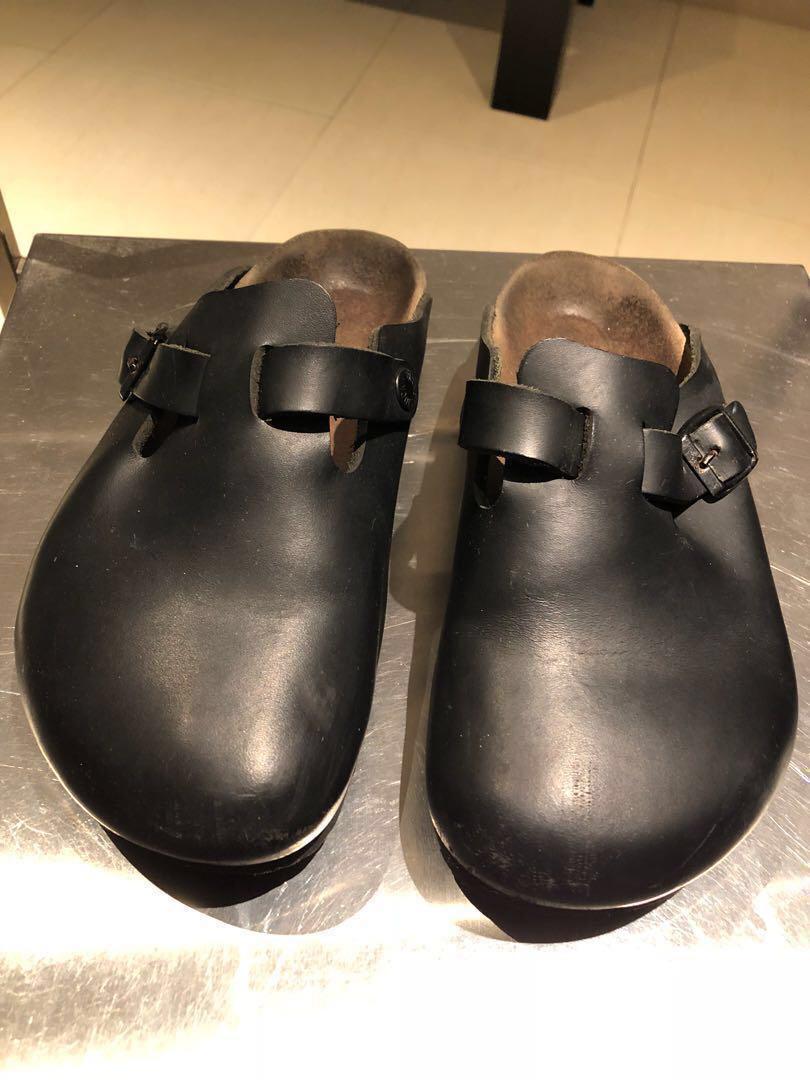 birkenstock boston black