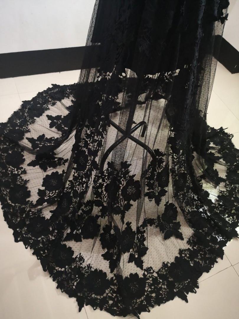long black lace