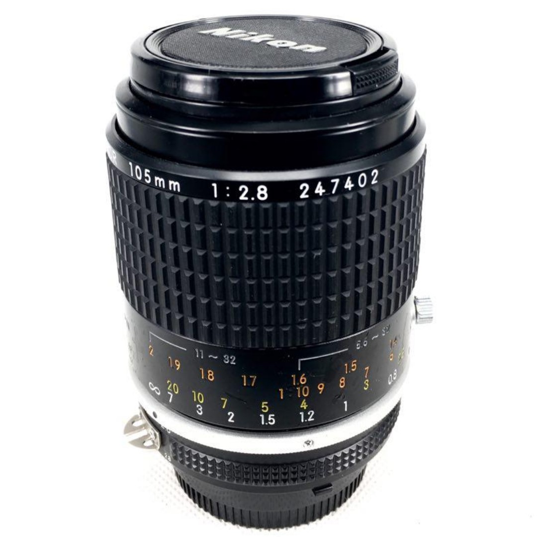 Nikon AIS Micro NIKKOR 105mm F/2.8 MF - Objectif Macro Vintage Années 80 + Tube