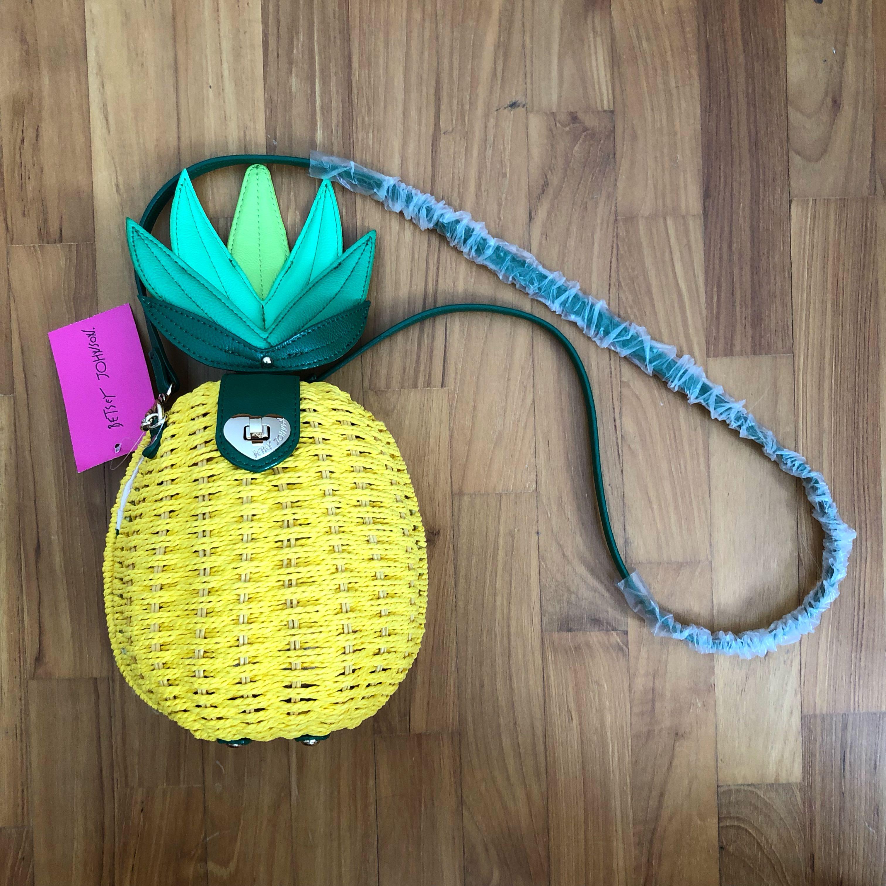 Pineapple purse betsey johnson top