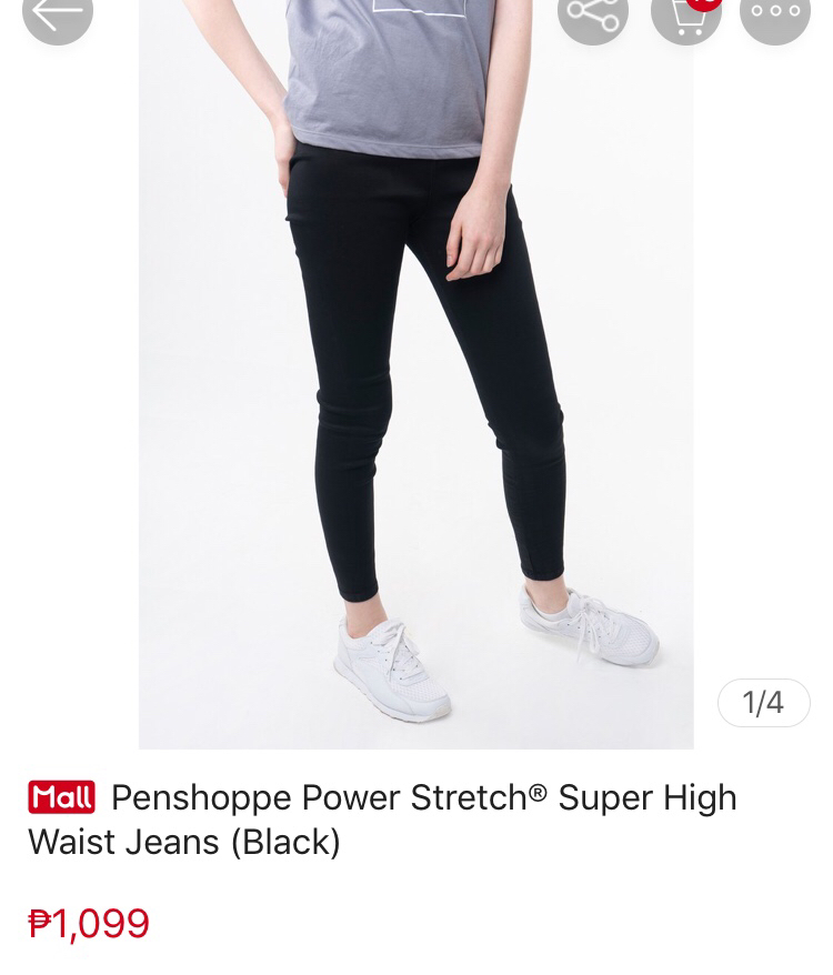 penshoppe super skinny jeans