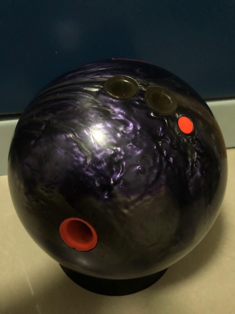 Brunswick Power Groove Reactive Bowling Ball, Sports Equipment, Sports