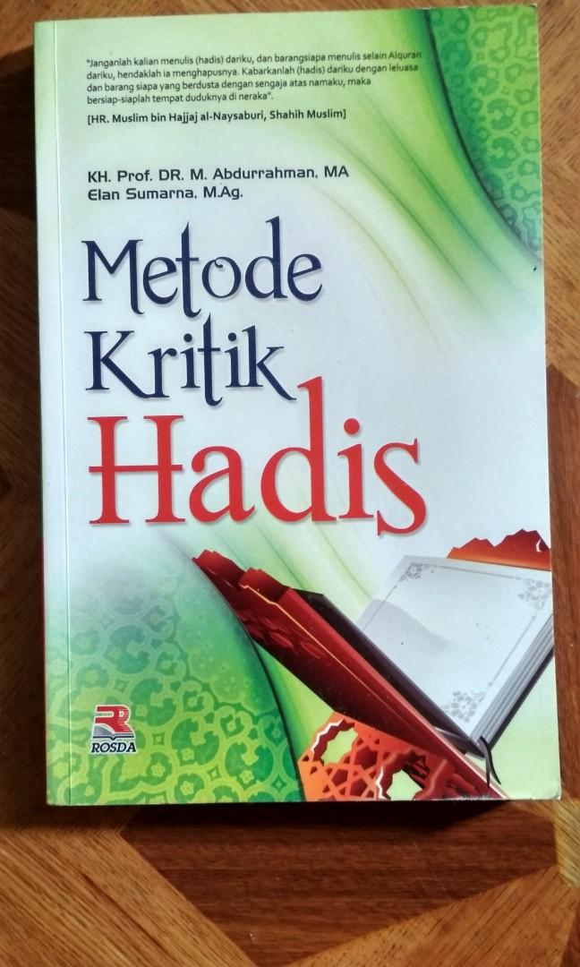 Buku Metode Kritik Hadis Buku And Alat Tulis Buku Di Carousell 8912