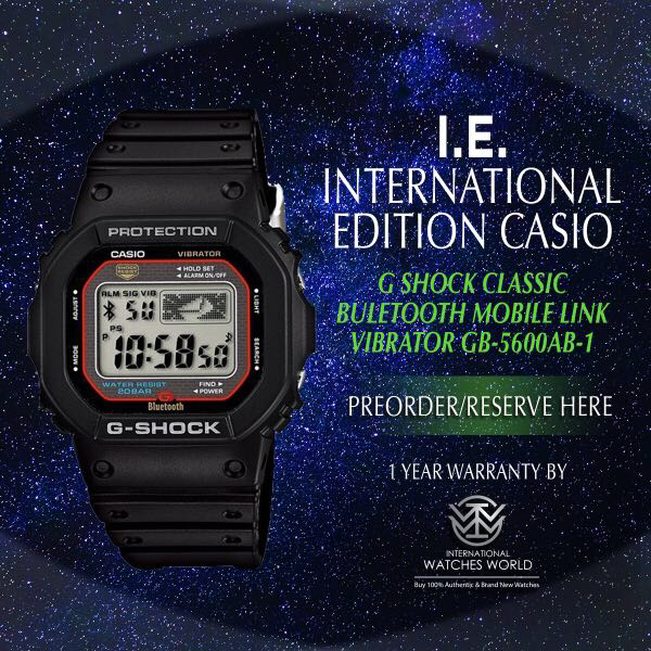 casio gb 5600 bluetooth