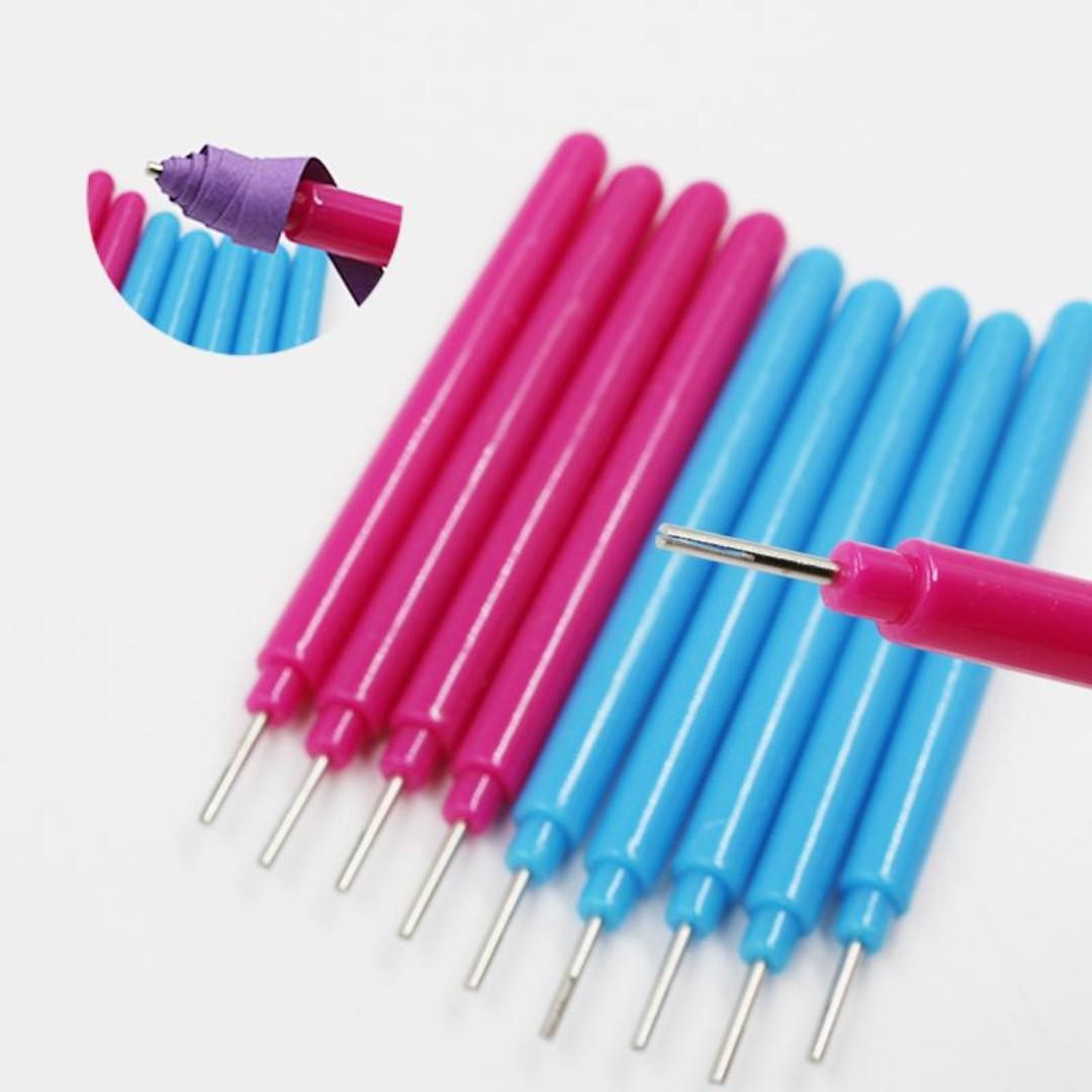 Diy Paper Quilling Blue Pen Handmade Rolling Tool Equipment For Amazing Paper Pattern Artwork Crafting Set Design Craft Craft Supplies Tools On Carousell