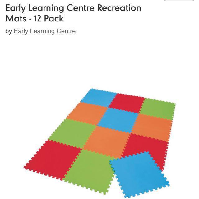 Elc Large Foam Mats Babies Kids On Carousell