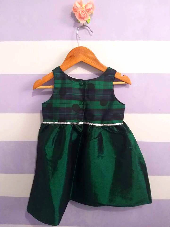 emerald christmas dress
