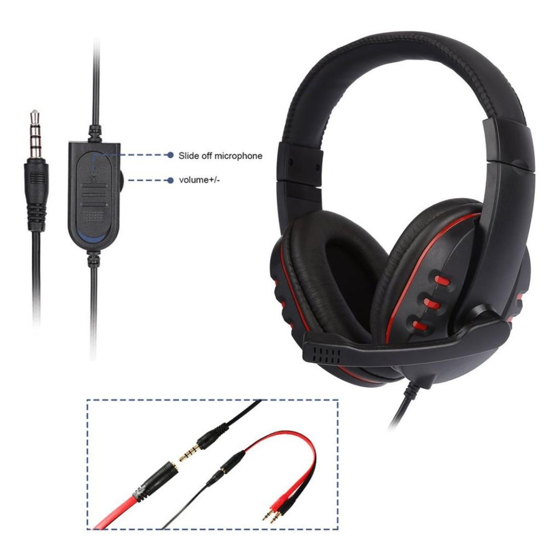 Etpark Gaming Headset for PS4 Xbox One 3.5mm Wired Over head Stereo Gaming Headset Headphone with Mic Everything Else on Carousell