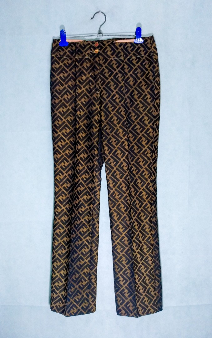 fendi zucca pants