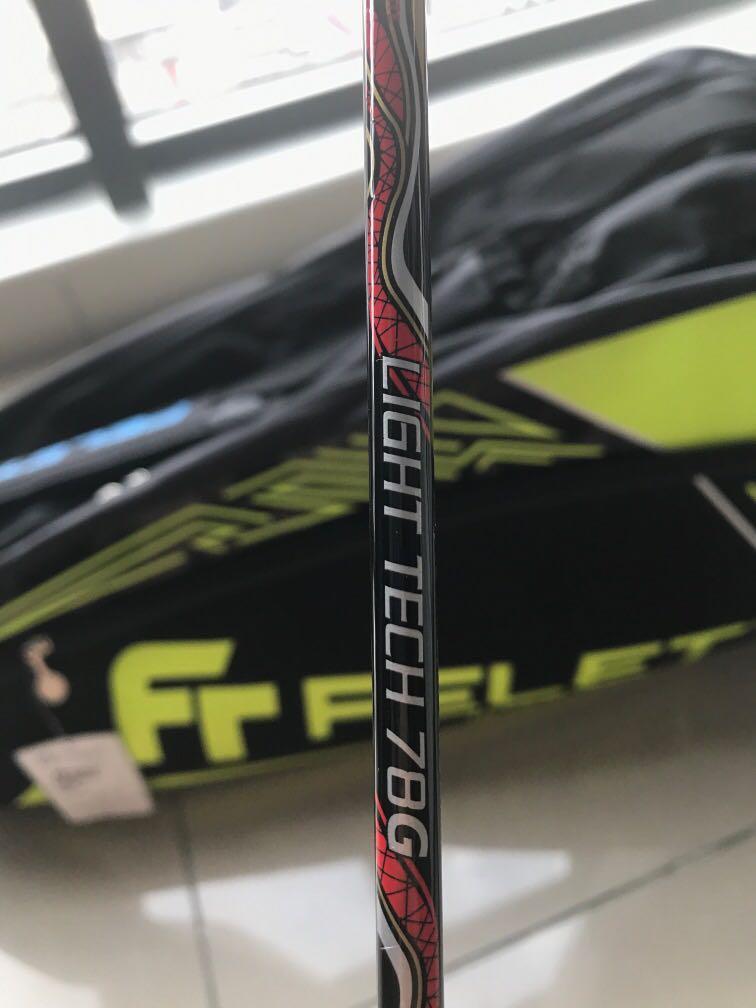 Fleet Light Tech 78G Badminton Racket + Double Compartment Bag (6