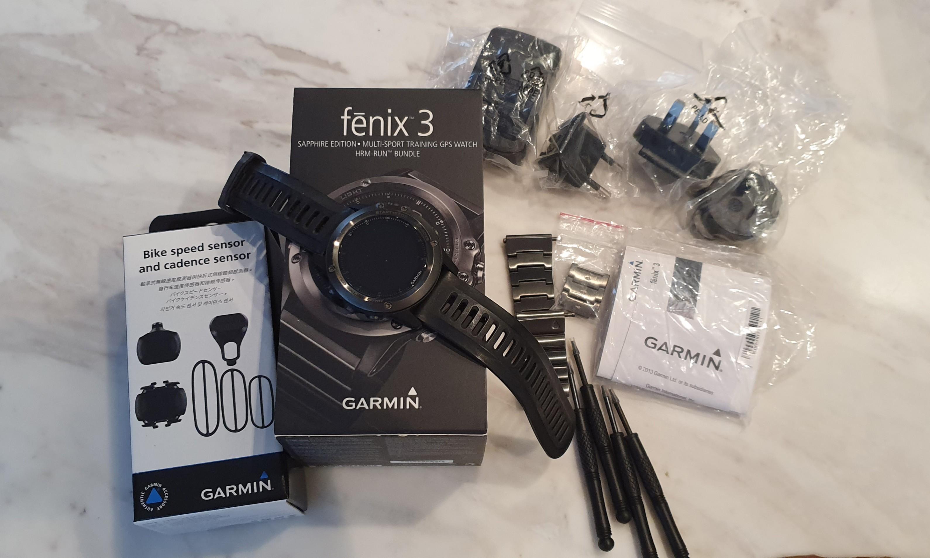 garmin fenix 3 bike sensor
