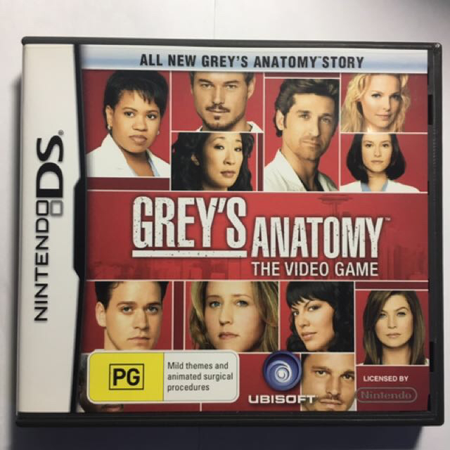 grey's anatomy nintendo ds game