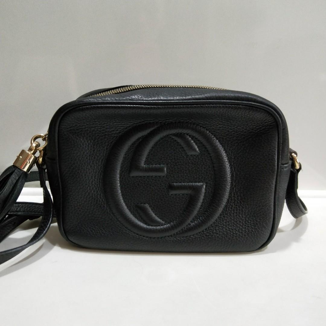 gucci logo sling bag