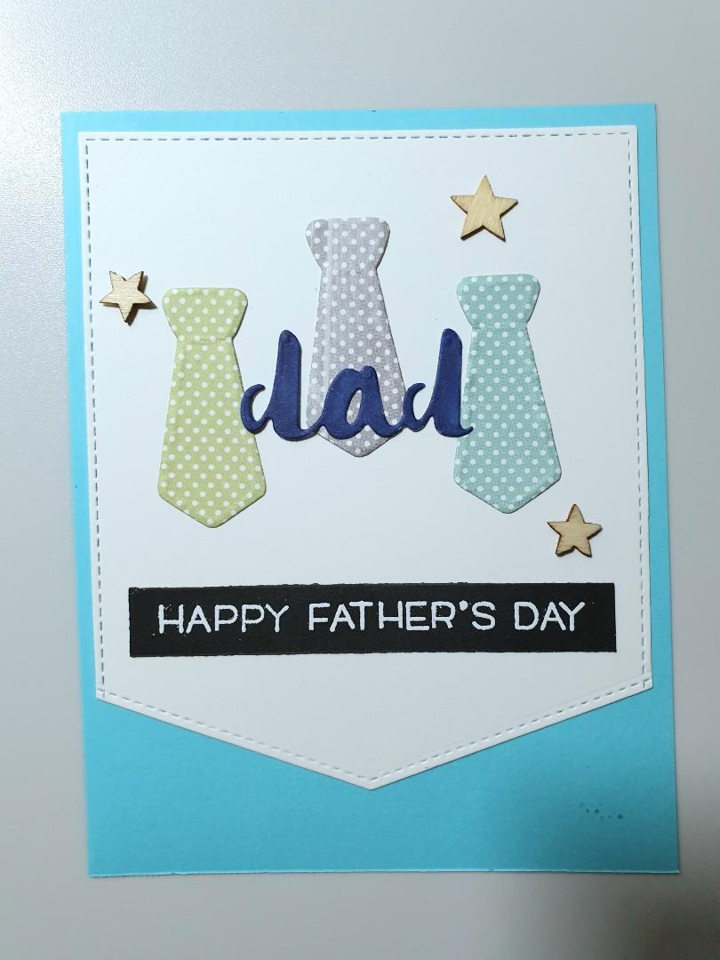 Handmade Father S Day Birthday Card Tie Design Craft