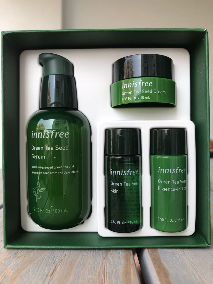 Innisfree Green Tea Seed Serum Special Set BNIB, Beauty & Personal Care