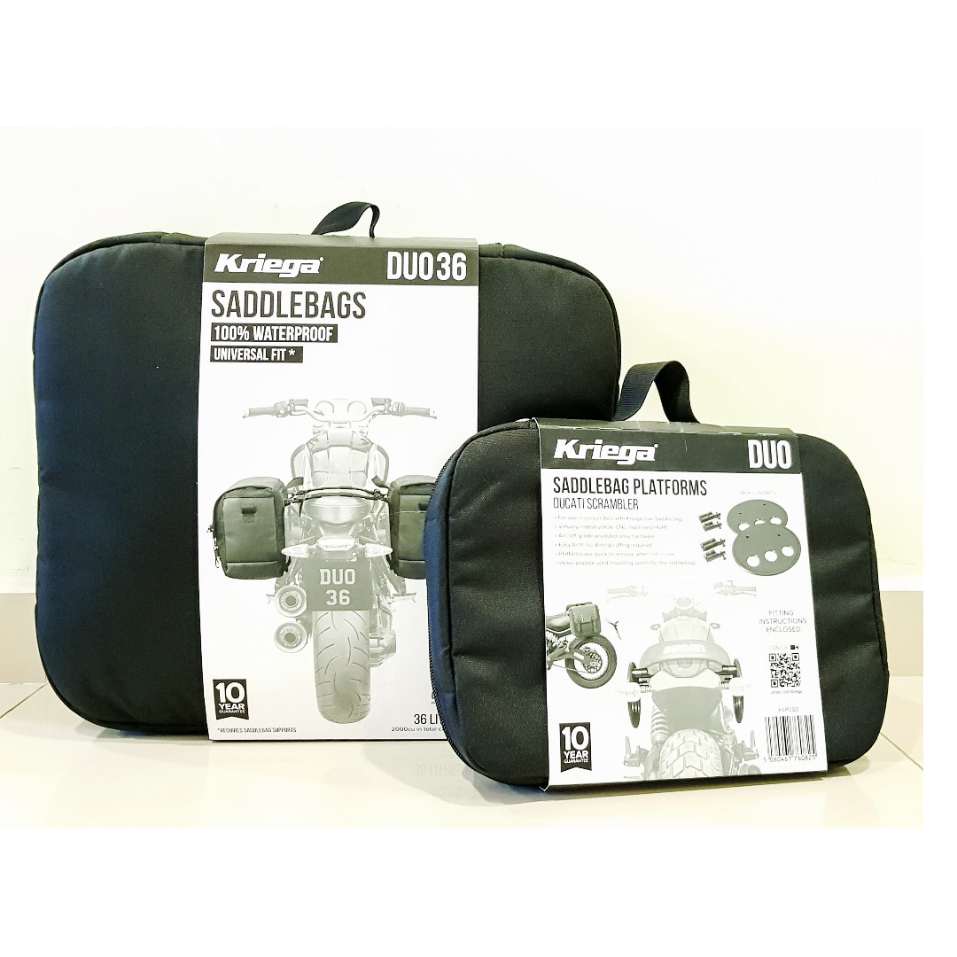 Kriega DUO36 Saddlebags Saddlebag Platforms for Scrambler Ducati