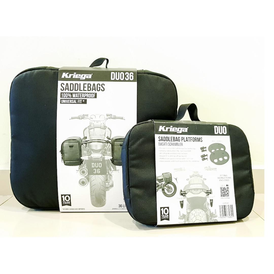 Kriega duo saddlebag on sale platform for ducati scrambler
