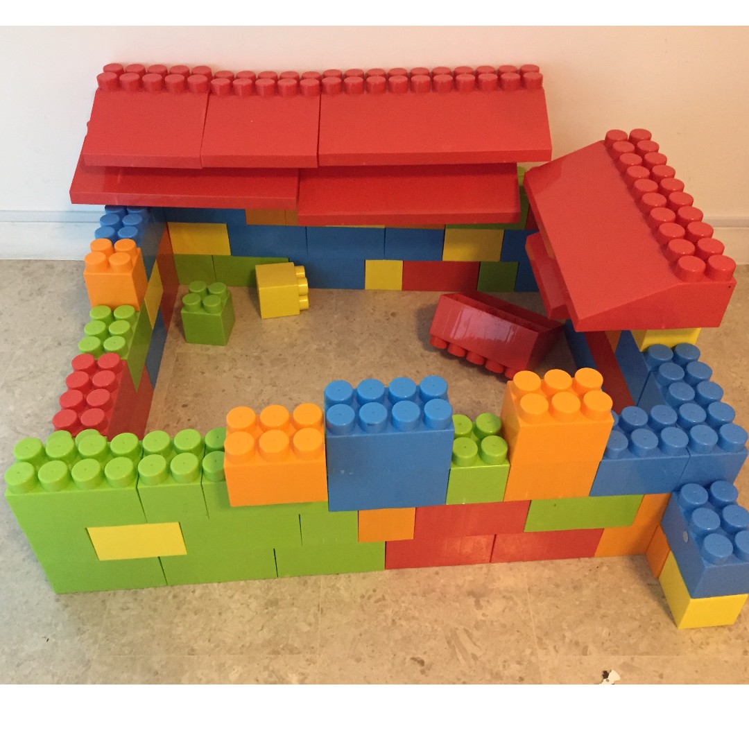 Large LEGO style building blocks, Hobbies & Toys, Toys & Games on Carousell