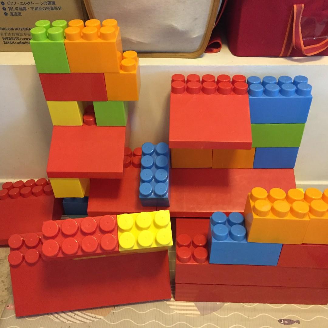 Large LEGO style building blocks, Hobbies & Toys, Toys & Games on Carousell