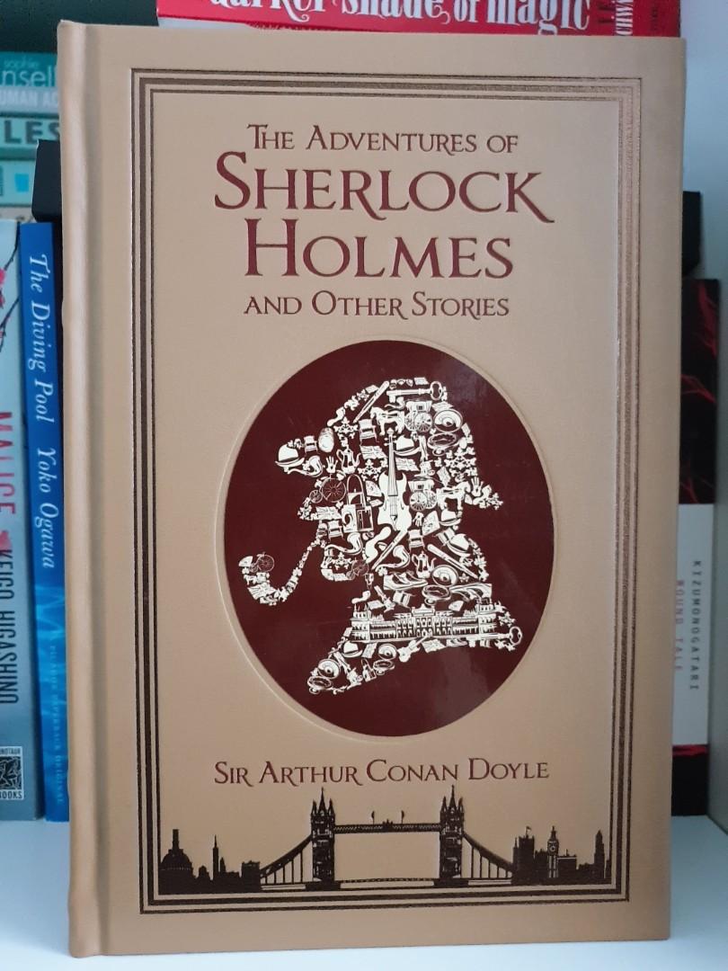 Leatherbound The Adventures Of Sherlock Holmes And Other Stories By Sir Arthur Conan Doyle Books Stationery Fiction On Carousell