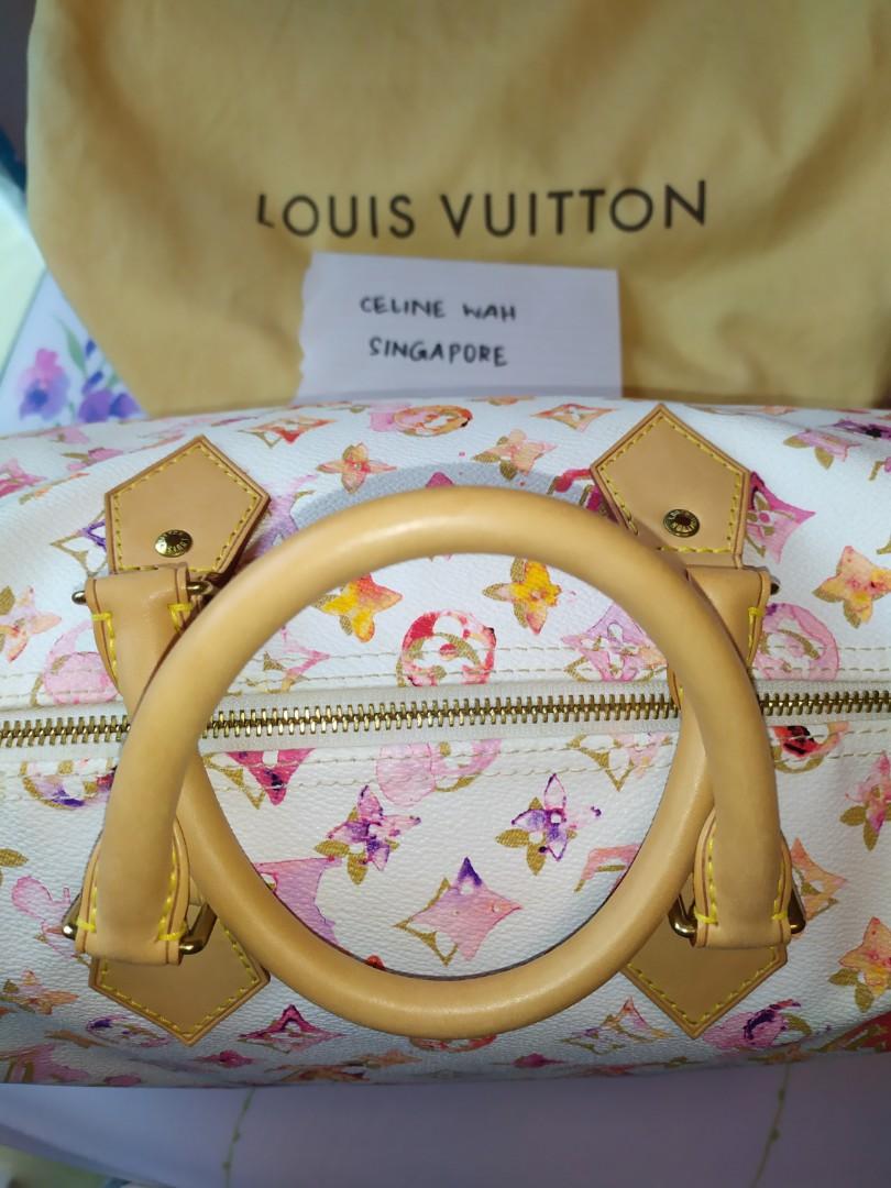 Authentic Super Rare Limited Edition Louis Vuitton LV Watercolour Aquarelle  Speedy 35 Bag Handbag, Luxury, Bags & Wallets on Carousell
