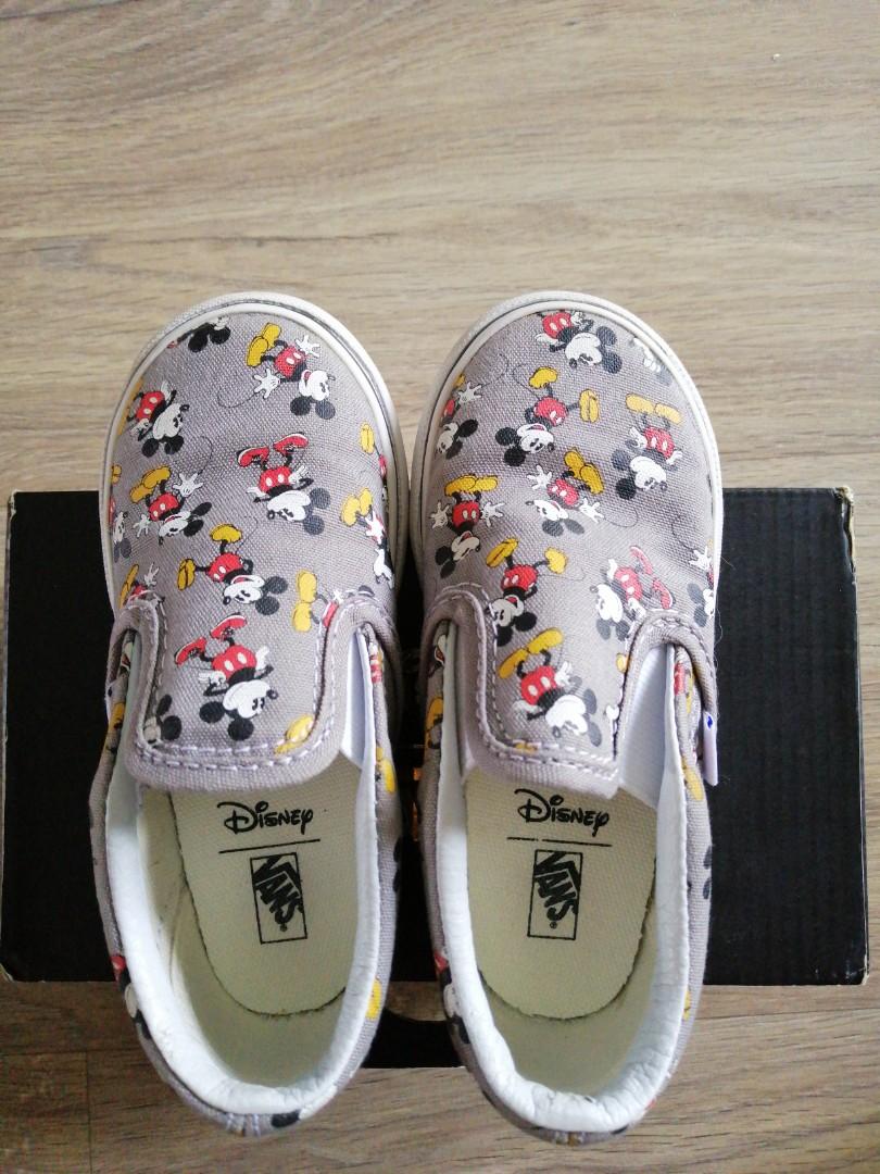 mickey mouse vans size 7