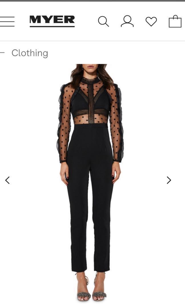 mossman black jumpsuit