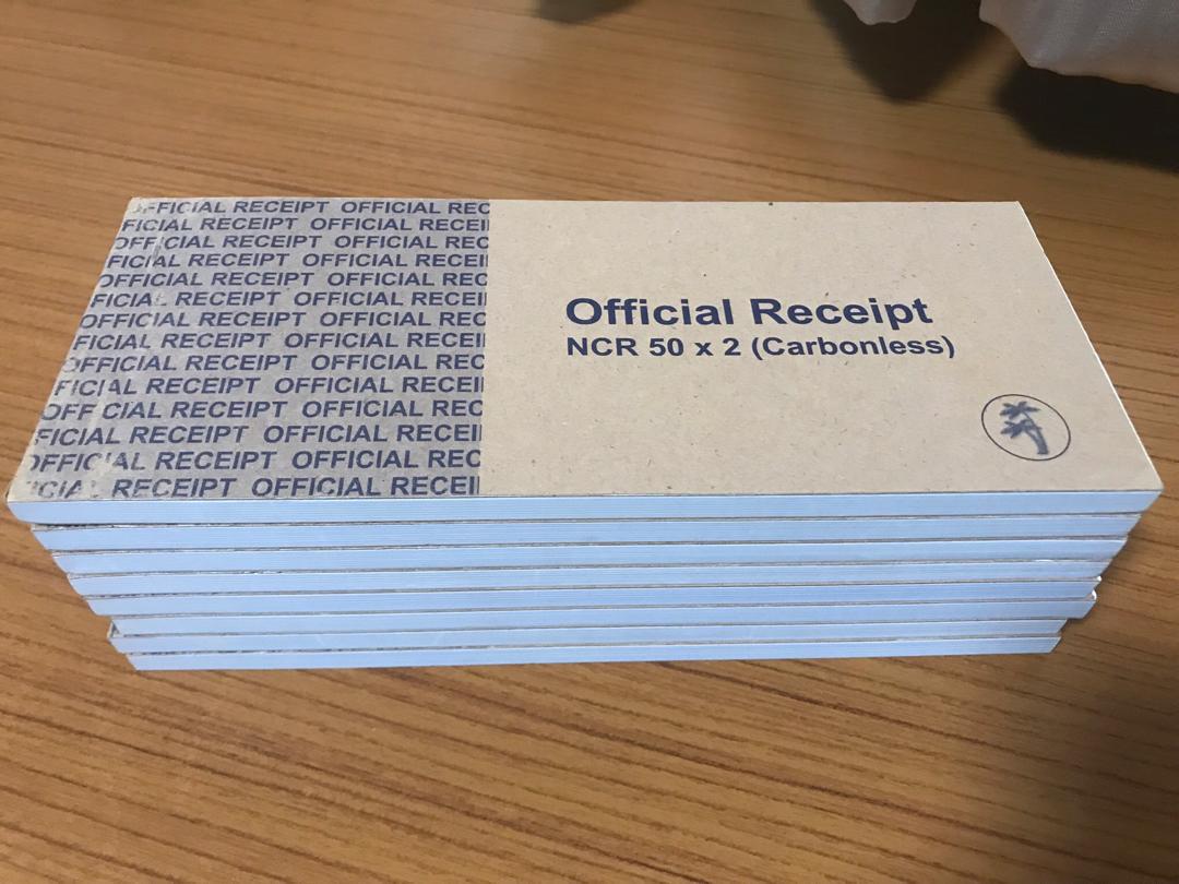Official Receipt Booklet, Hobbies & Toys, Stationery & Craft ...