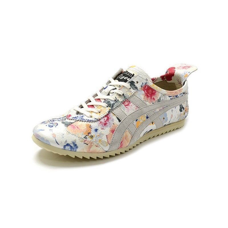 Onitsuka Tiger Floral Leather Shoes 