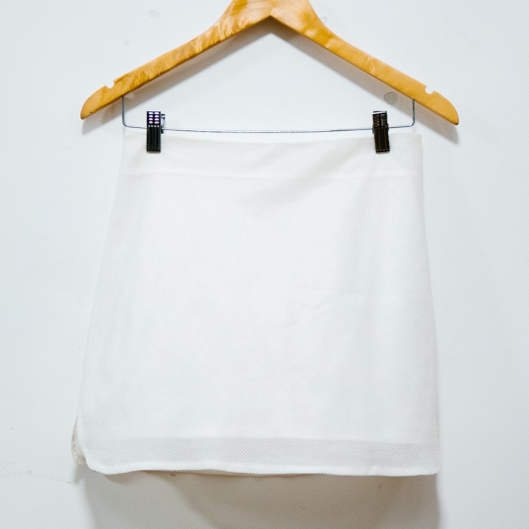 Penshoppe: A-line Skirt with Fishnet Texture, Women's Fashion, Bottoms ...