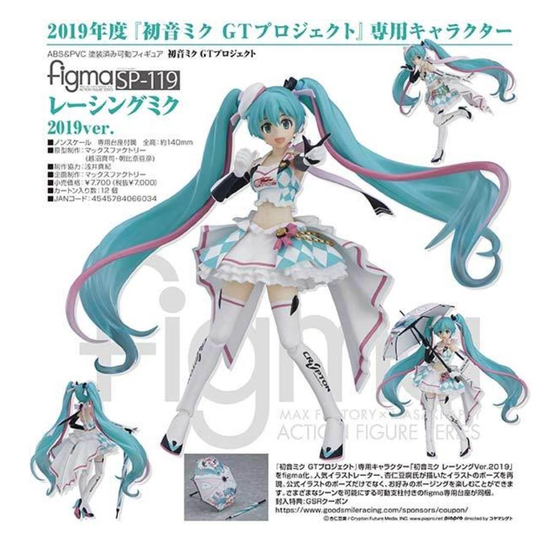 Po Figma Sp 119 Hatsune Miku Gt Project Racing Miku 2019