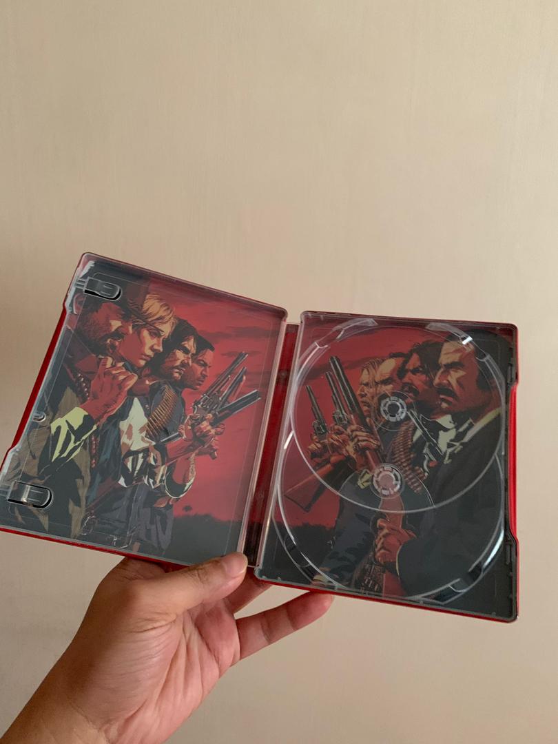 RDR2 Red Dead Redemption 2 Steel Case (no disc), Video Gaming, Video