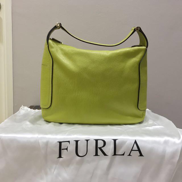 Furla lime green new arrivals bag