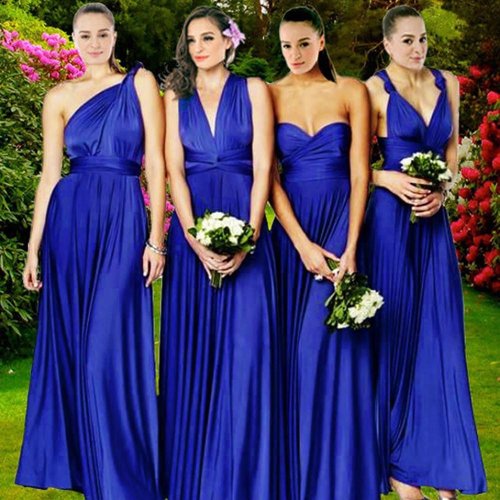 Infinity dress sales royal blue design