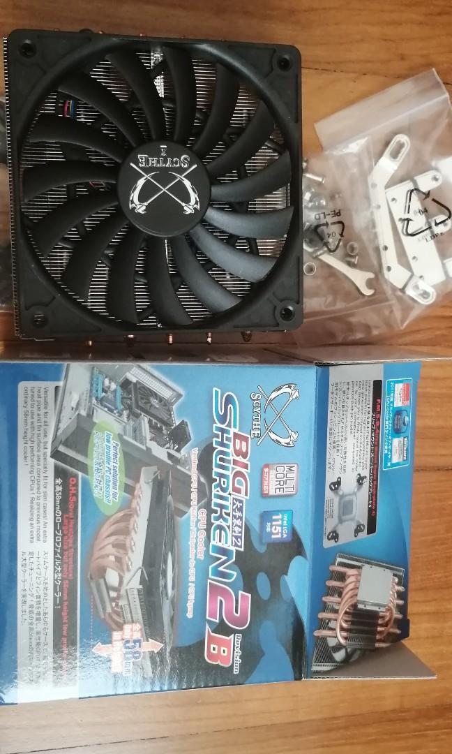 Scythe Big Shuriken 2 Rev B For Sale Electronics Computer Parts Accessories On Carousell