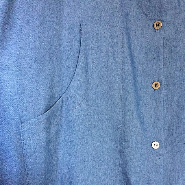 Soft Denim Shirt Dress - Denim Haze main image 0