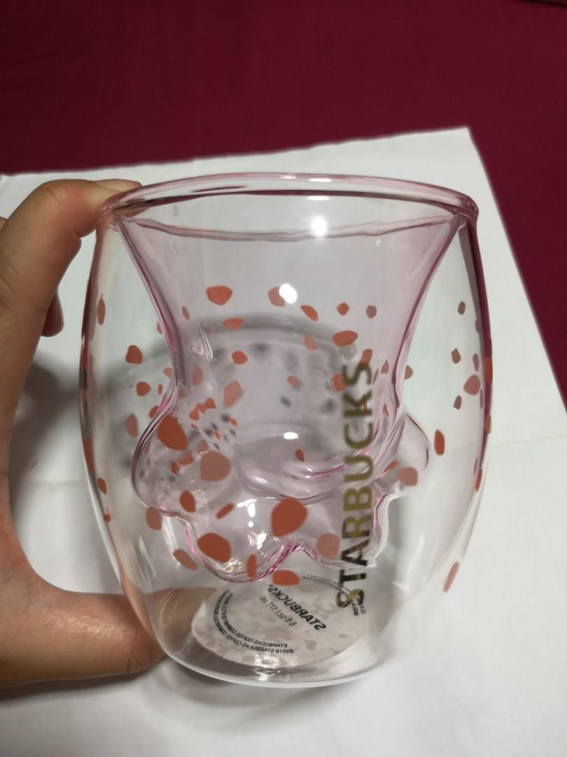 Starbucks Pink Cat Paw Cup Home Appliances Kitchenware On Carousell