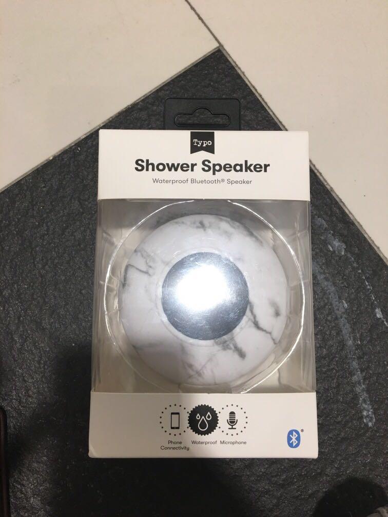 Typo shower speaker, Audio, Soundbars, Speakers & Amplifiers on Carousell