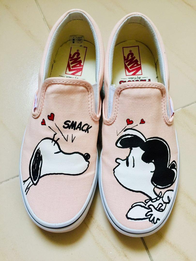 Vans peanuts pink outlet