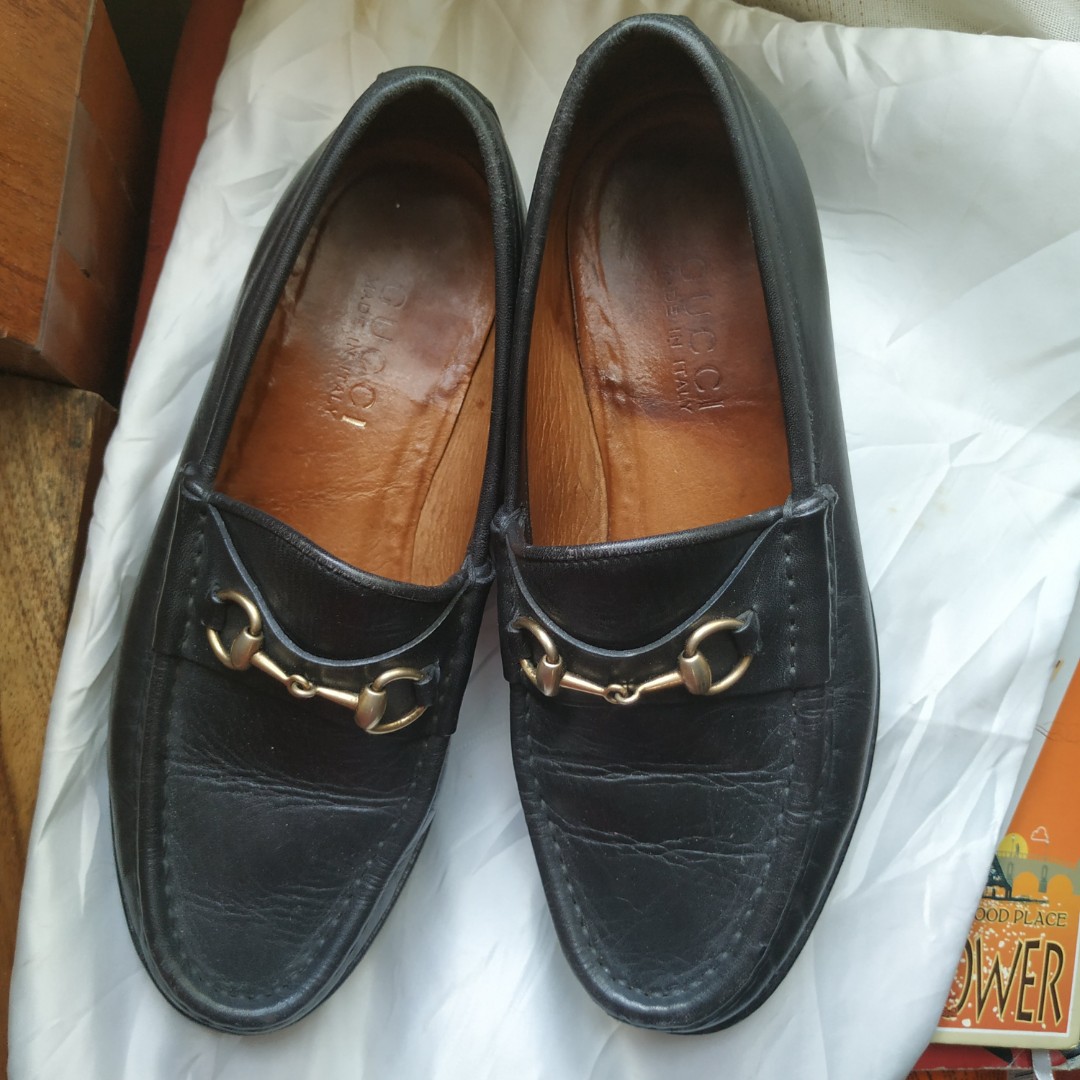 Vintage gucci horsebit outlet loafers