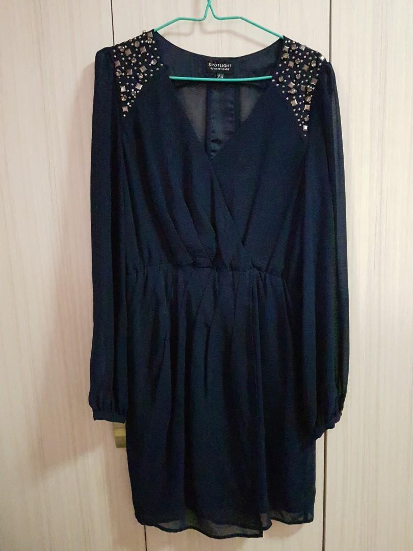 Warehouse party dress with blings